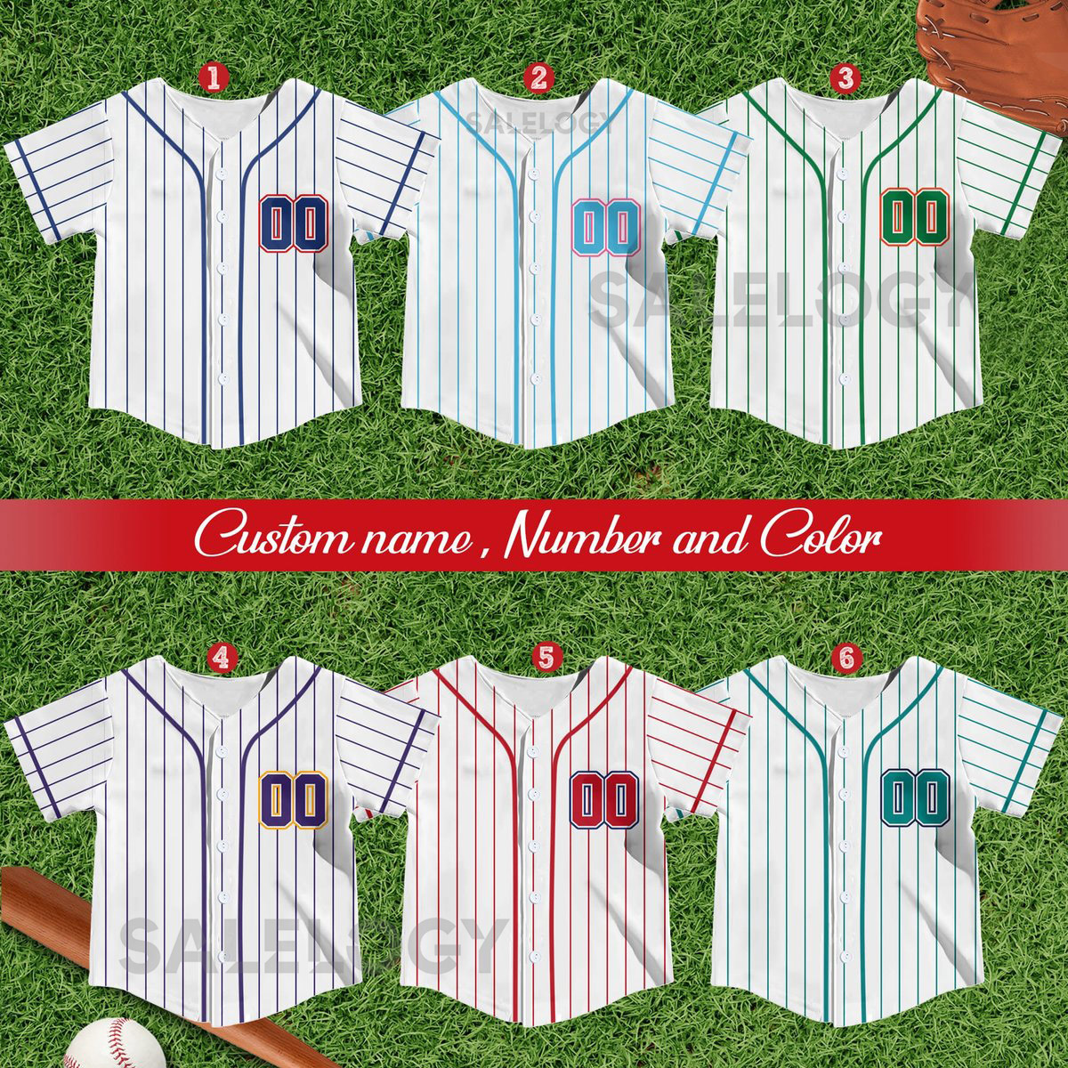 Personalized Name and Number Kid Baseball Jersey Custom Name Number Youth Baseball Shirt Baseball Jersey For Baseball Fans Lovers_296