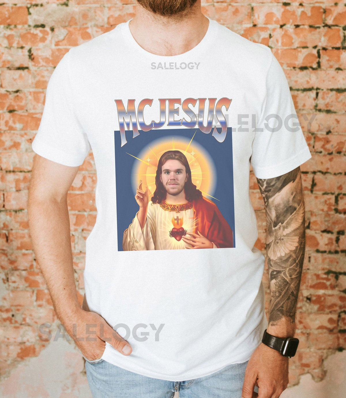 Connor McJesus Retro Vintage Unisex shirt sweatshirt Oilers McDavid Fan Unisex Shirt Hoodies_35