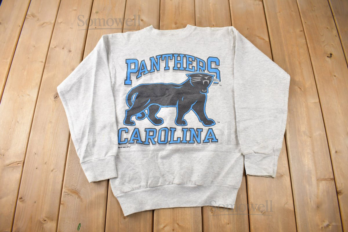 Vintage 1993 Carolina Panthers NFL Football Crewneck Sweatshirt Made In USA Size M_899