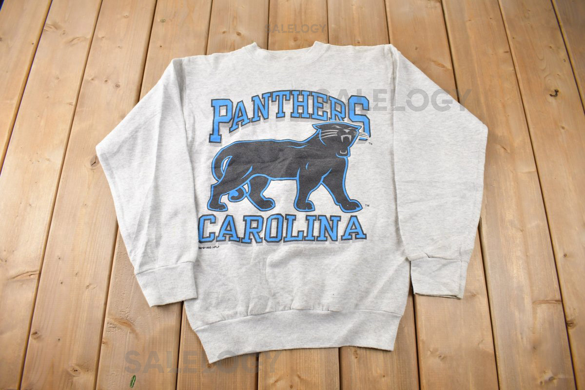 Vintage 1993 Carolina Panthers NFL Football Crewneck Sweatshirt Made In USA Size M_899