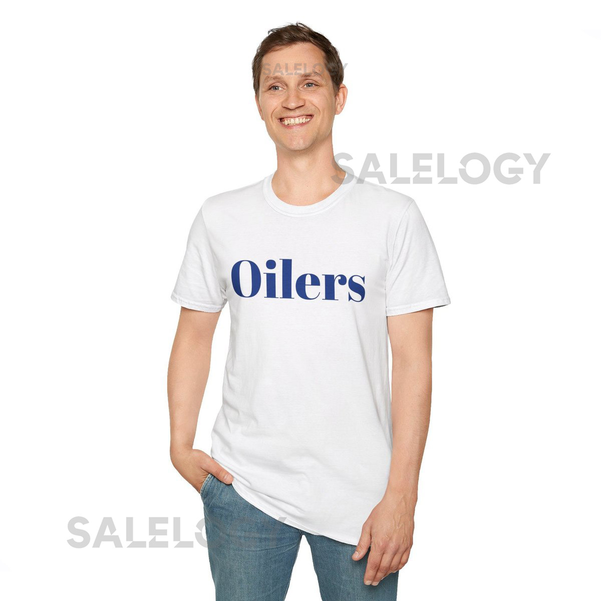 Edmonton Oilers T-Shirt Softstyle Hockey Fan Tee_144