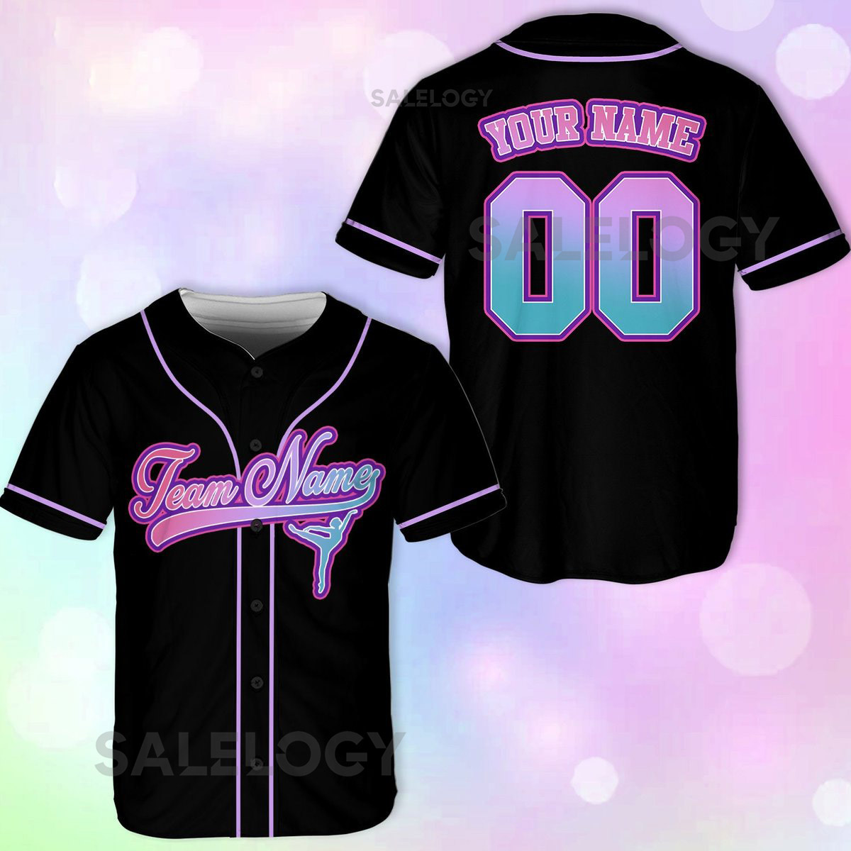 Personalized Team Name And Number Baseball Jersey Custom Dance Club Baseball Jersey Shirt Athletic Dance Baseball Jersey Dancer Shirts_535