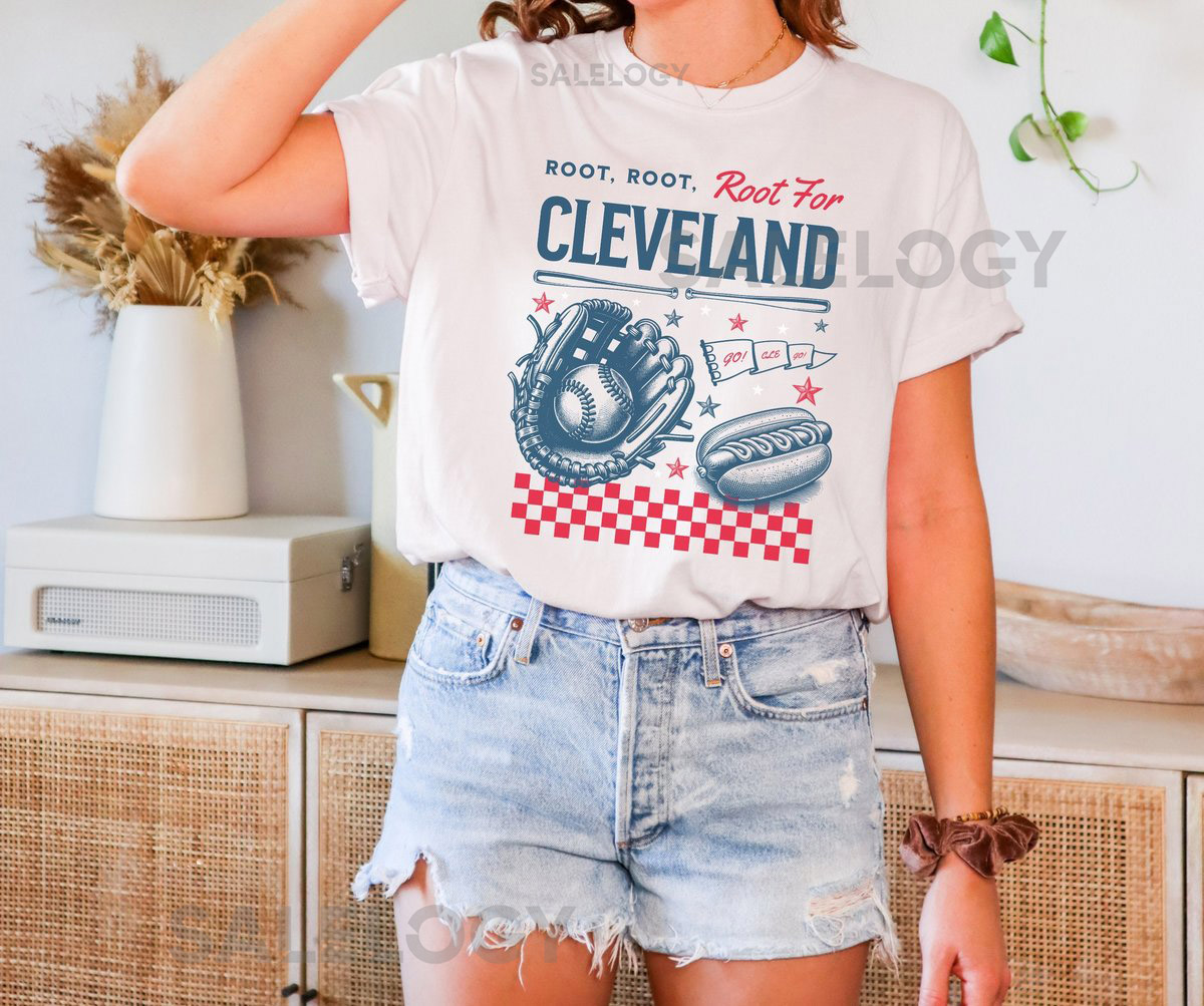 Cleveland Baseball Tee Vintage Inspired Comfort Colors Tshirt CLE Sports Fan Game Day Shirt_269
