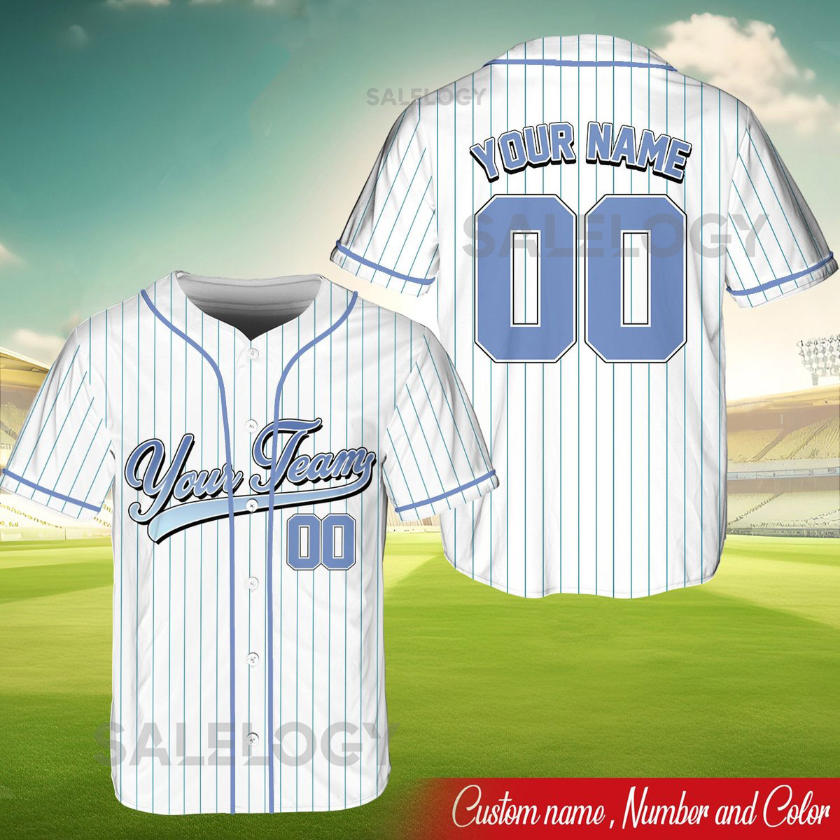 Personalized Team Name Number Baseball Jersey Custom Stripe Line Color Baseball Jersey Baseball Jersey For Baseball Fans Baseball Lovers_662