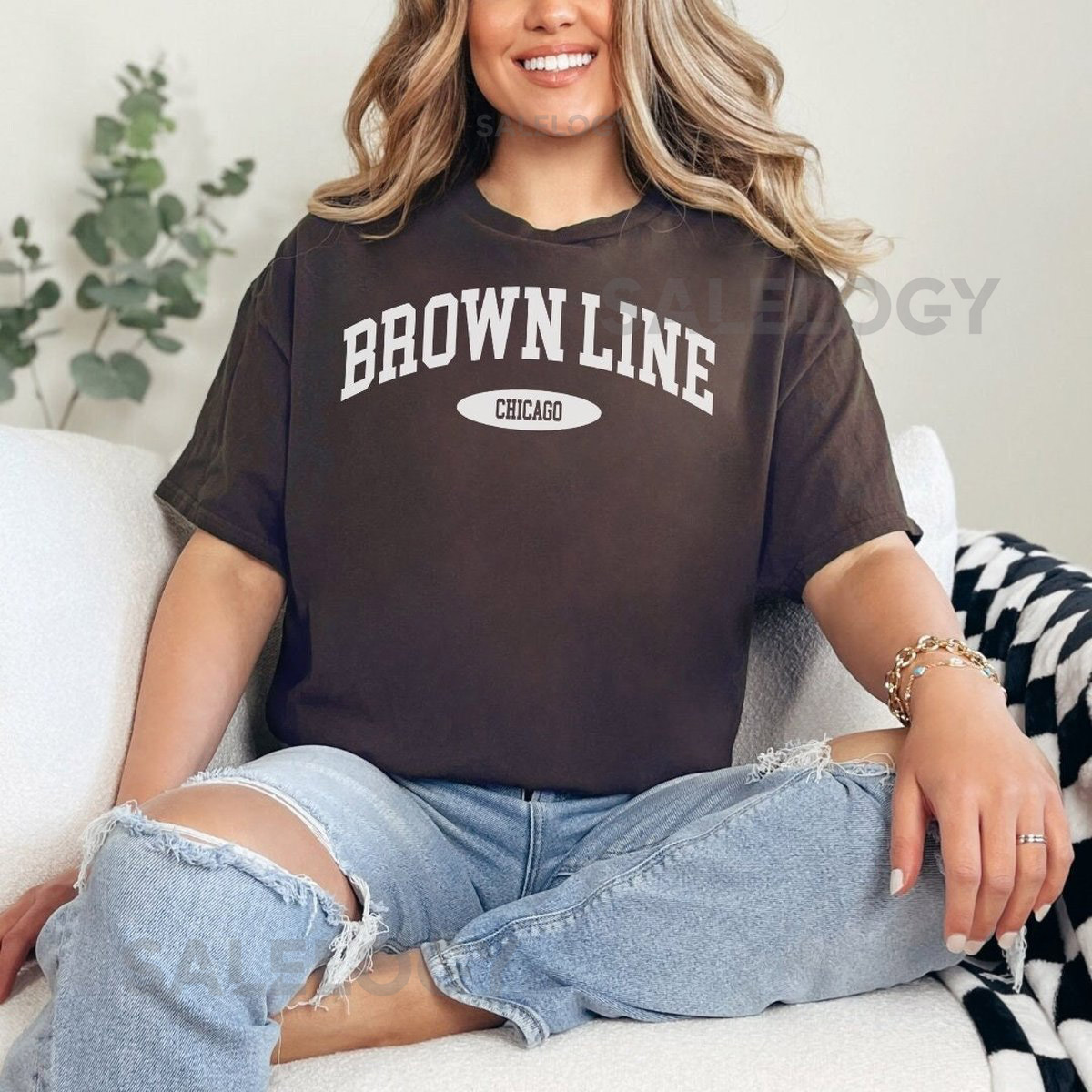 Chicago Gift Brown Line Shirt Chicago Neighborhood Chicago Pride Chitown Windy City Cubs White Sox Chicago Gift Midwest_194