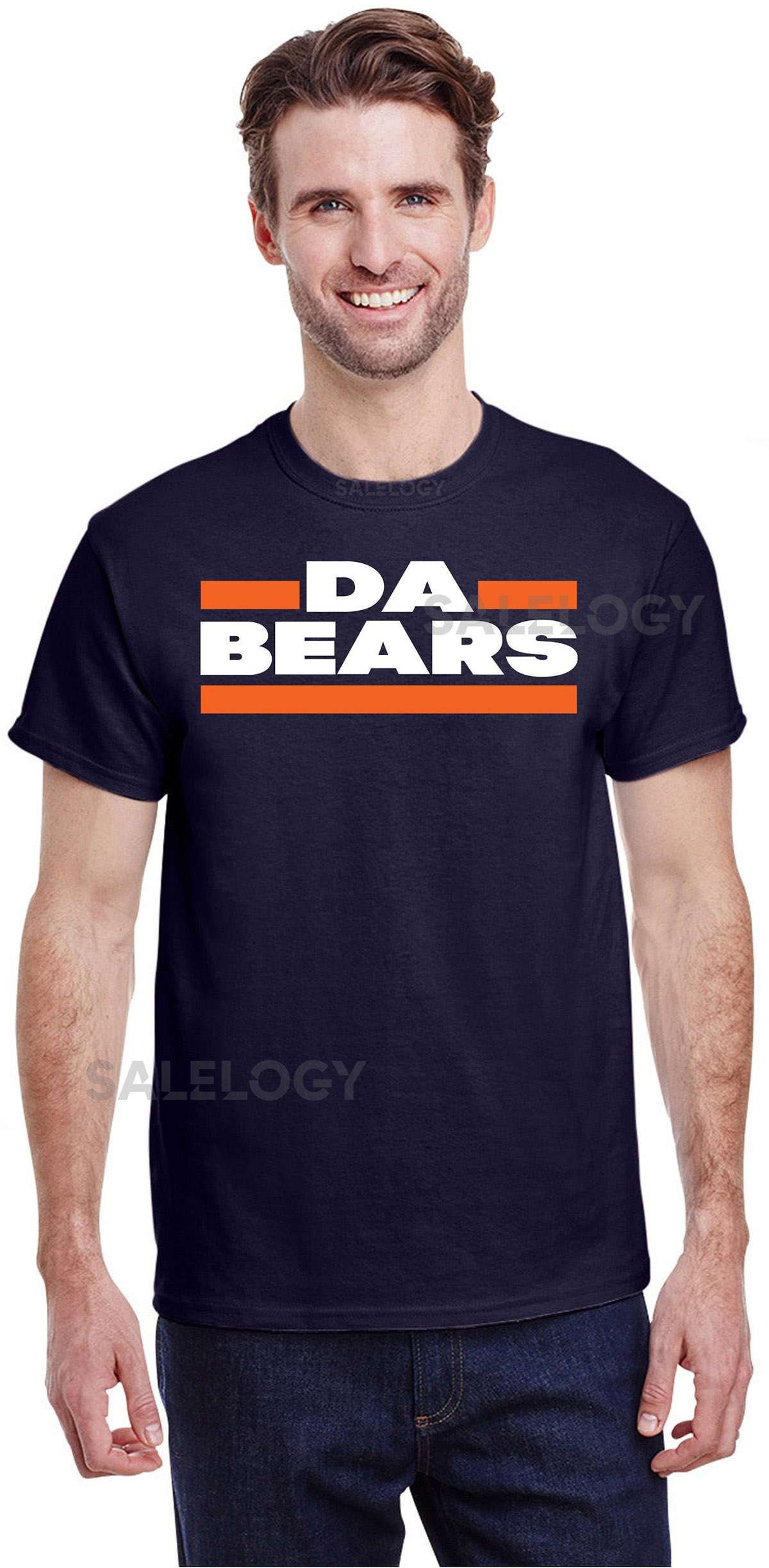 New Da Bears Chicago Bears Football T-Shirt Gift Short-Sleeve Unisex_799