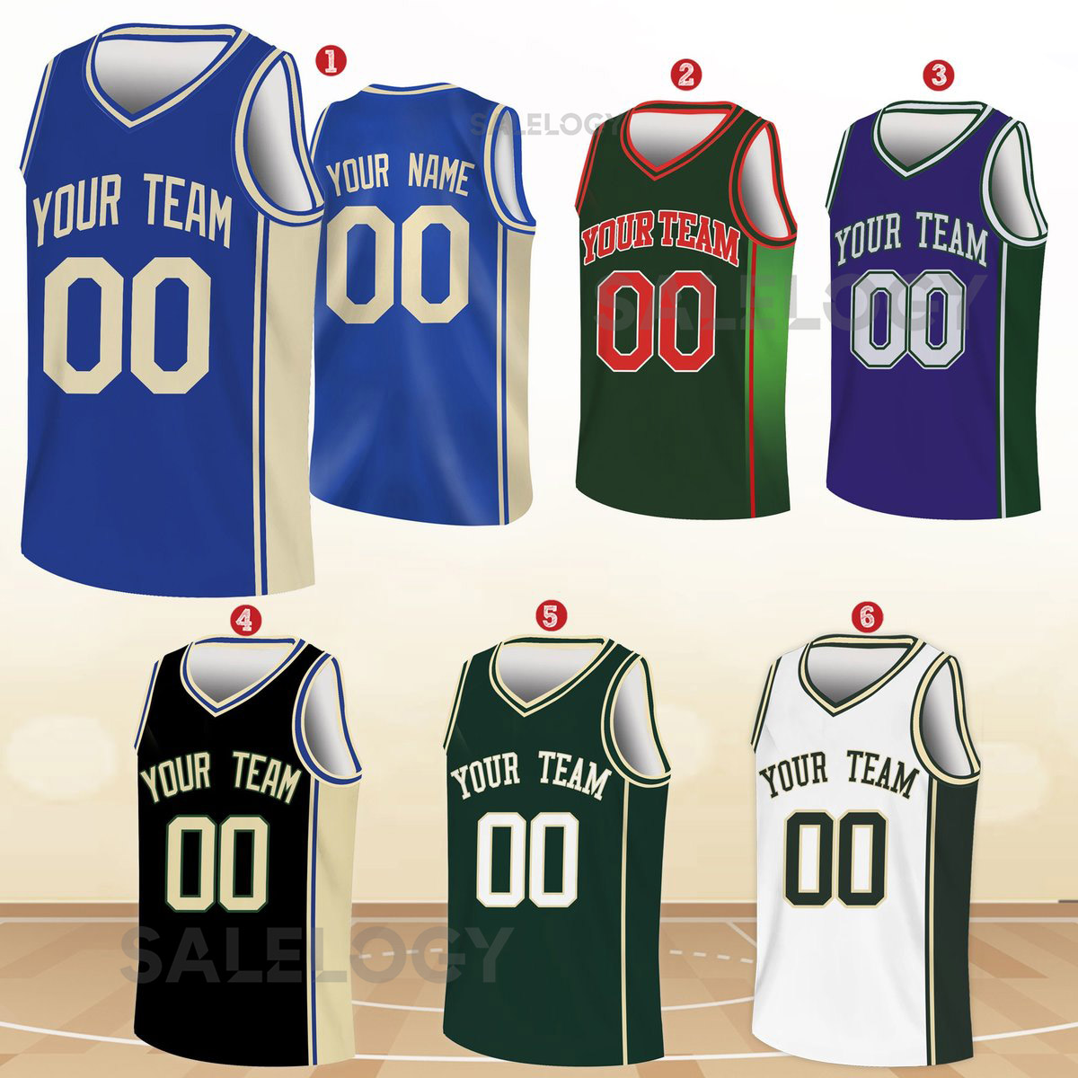 Custom Basketball Jersey Team Name Number Basketball Jersey Team Game Day Outfit Basketball Jersey for Basketball Fan Lovers Players_40