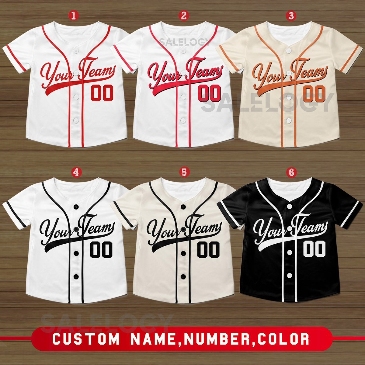Personalized Name And Number Baseball Jersey Custom Kid Youth Baseball Jersey Baseball Jersey Uniform For Baseball Fans Lovers_288