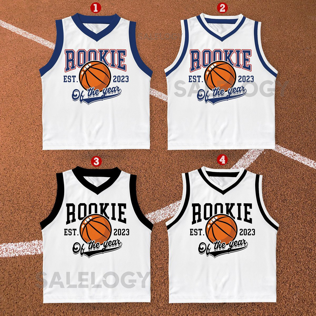 Custom Rookie Of The Year Basketball Jersey Personalized Youth Kid Basketball Jersey Game Day Outfit Kids Birthday Jersey Toddler Jersey_196