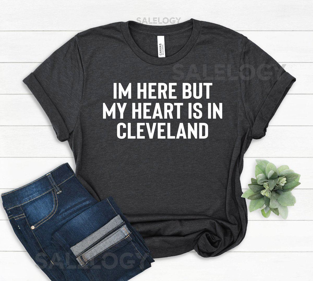 Cleveland T-Shirt Home is Cleveland Unisex Jersey Tee_348