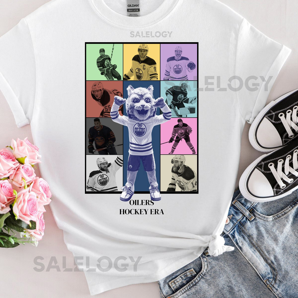 Customizable Edmonton Oilers T-Shirt - Oilers Sweatshirt Edmonton Hockey Tee Hockey Fan Gift Edmonton Oilers Shirt Oilers T-Shirt_40