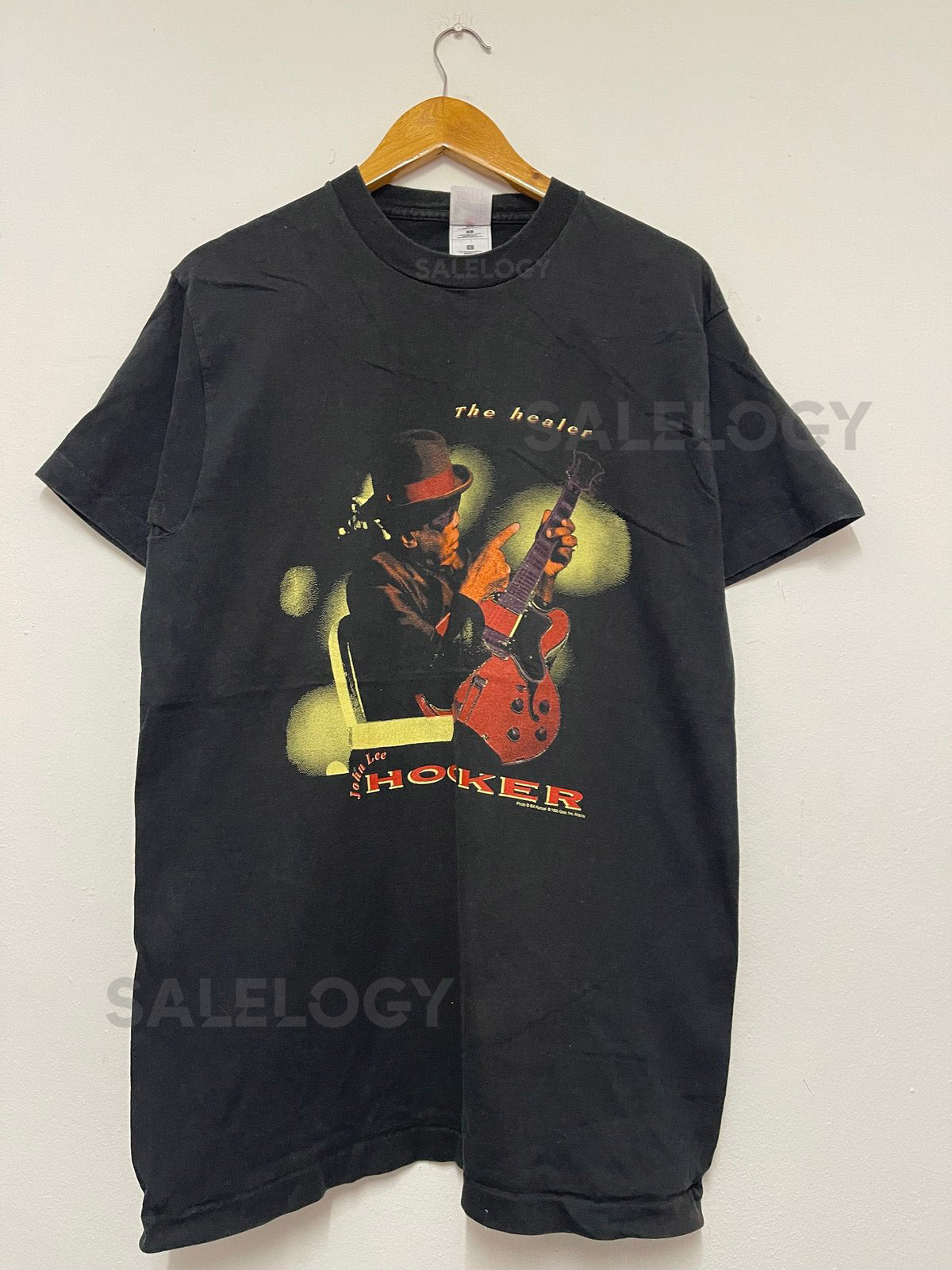 Vintage 90s John Lee Hooker The Healer 1995 Blues Music Ambient Experimental Bill Reitzel Fotofolio Delta Blues Black L_686