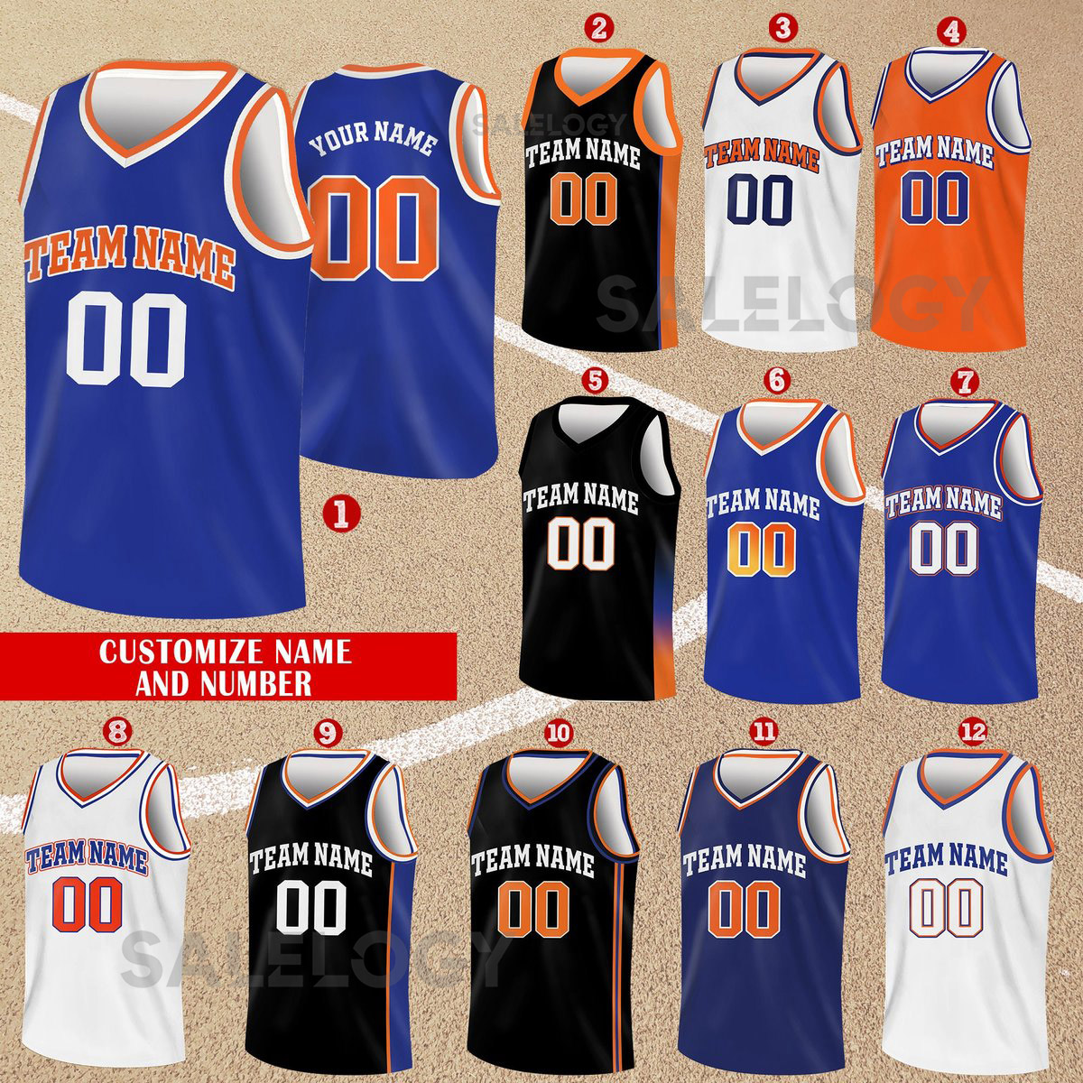 Custom Basketball Jersey Team Name Number Basketball Jersey Team Game Day Outfit Basketball Jersey for Basketball Fan Lovers Players_54