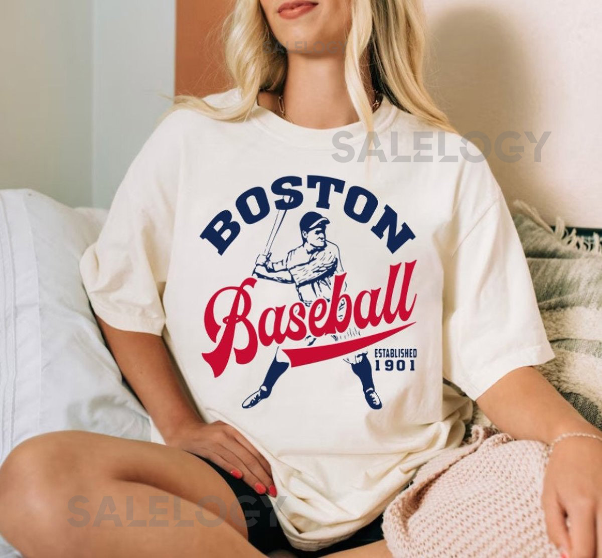 Boston Baseball Vintage Est 1901 Comfort Color Unisex Tshirt Boston Baseball Gameday Shirt Boston Sports Shirt American Baseball Tee_169