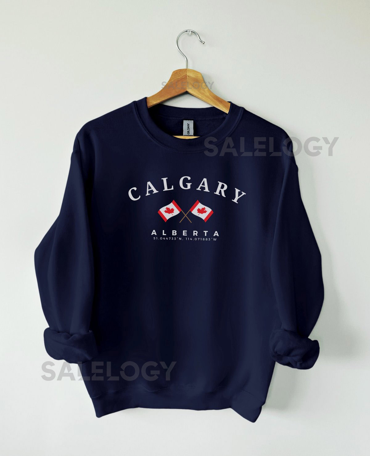 Calgary Sweatshirt Calgary Canada Calgary Shirt Canada Shirt Canadian Calgary style Canada Flag Perfect gift National Flag_30