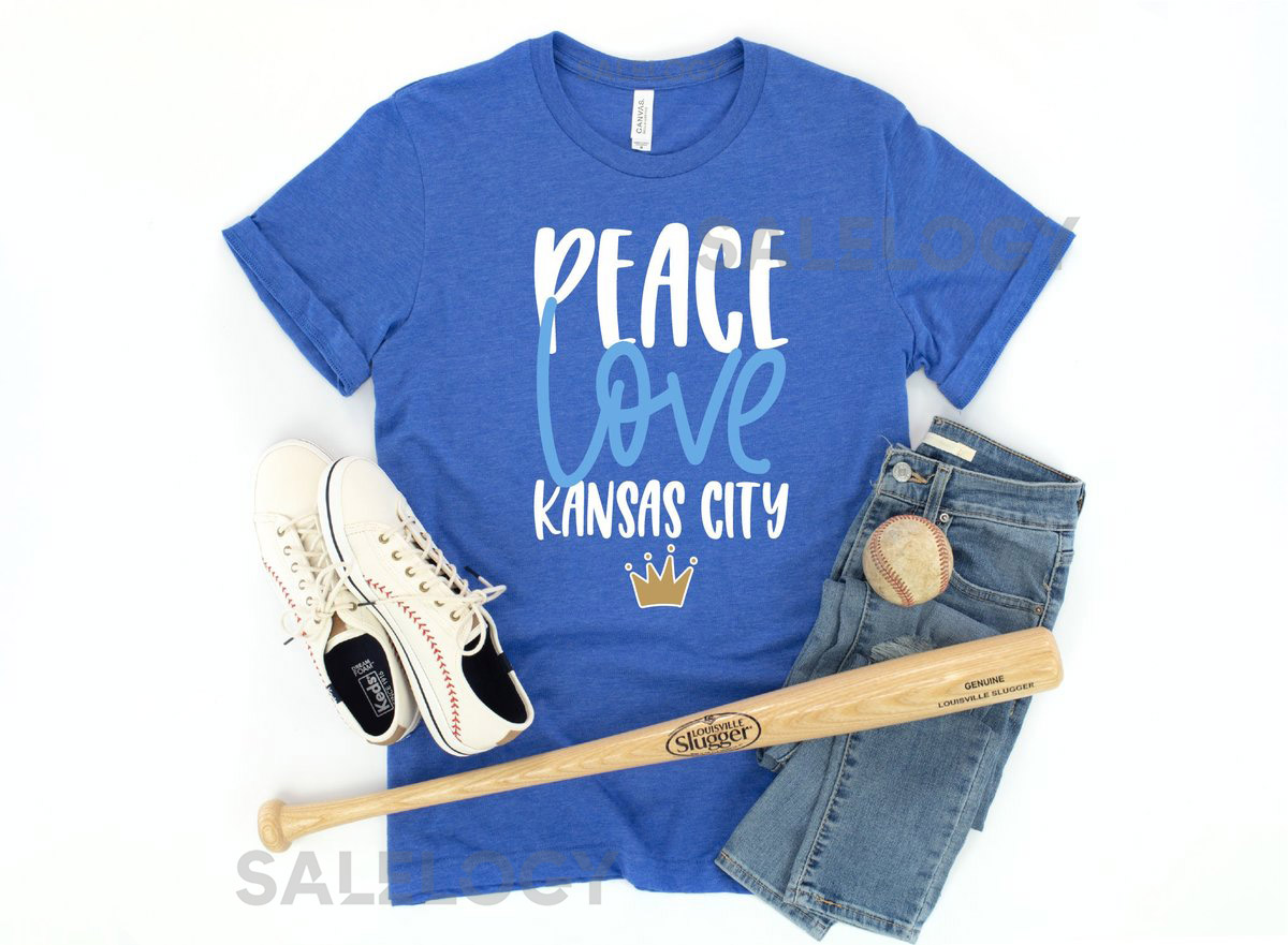 Peace Love KC Royal Edition T-Shirt_698