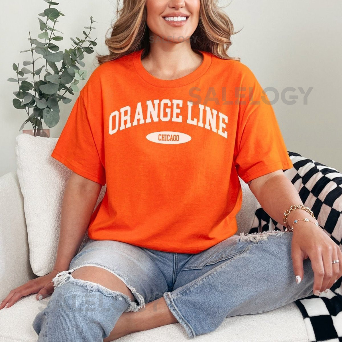 Chicago Gift Orange Line Shirt Chicago Neighborhood Chicago Pride Chitown Windy City Cubs White Sox Chicago Gift Midwest_202