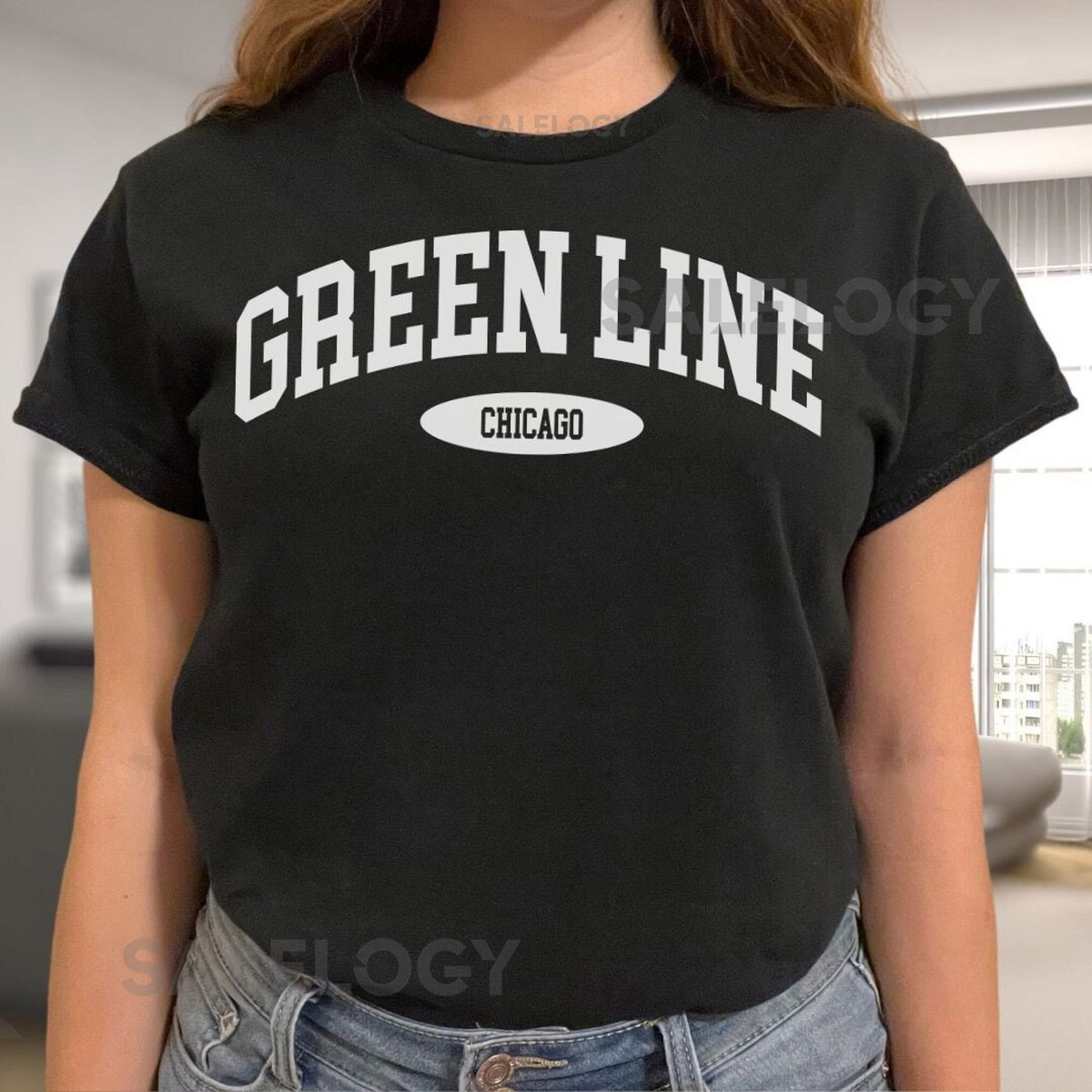 Chicago Gift Green Line Shirt Chicago Neighborhood Chicago Pride Chitown Windy City Cubs White Sox Chicago Gift Midwest_195