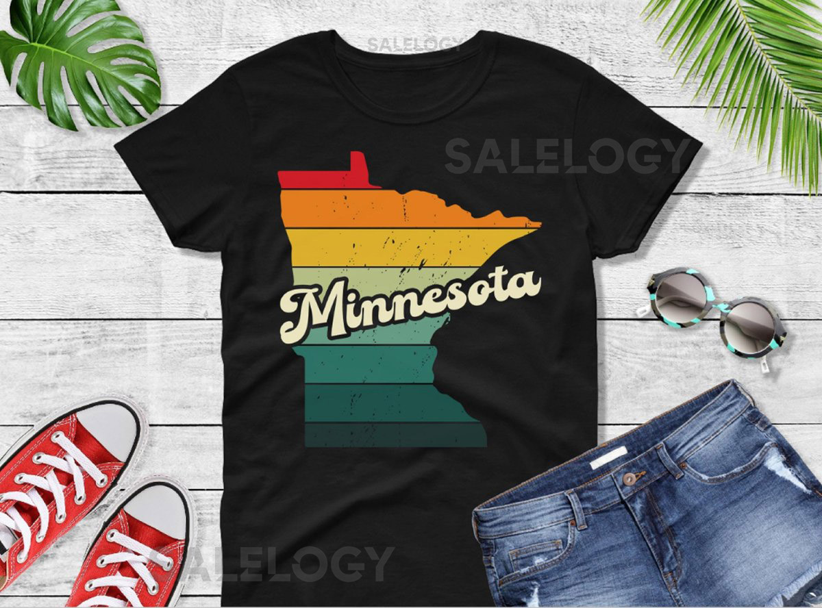 Comfort Colors Minnesota Retro Vintage Shirt State of Minnesota Retro Vintage Minnesota Tee Cute Minnesota TShirt_85
