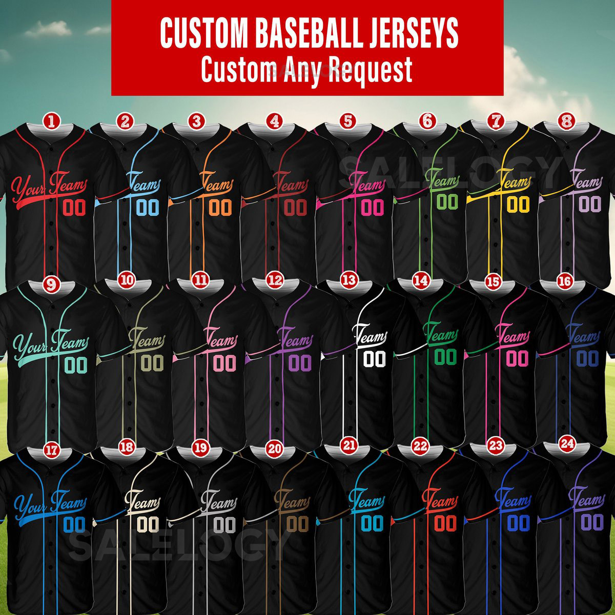 Personalized Team Name And Number Baseball Jersey Custom Baseball Jersey Shirt Baseball Jersey Uniform For Baseball Fans Baseball Lovers_466
