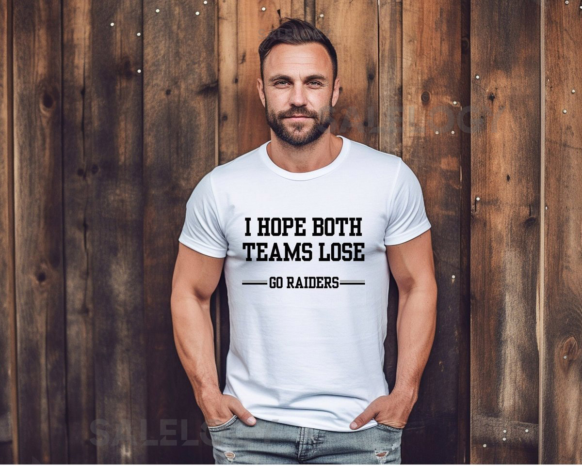 I Hope Both Teams Lose - Raiders Unisex Softstyle T-Shirt_216