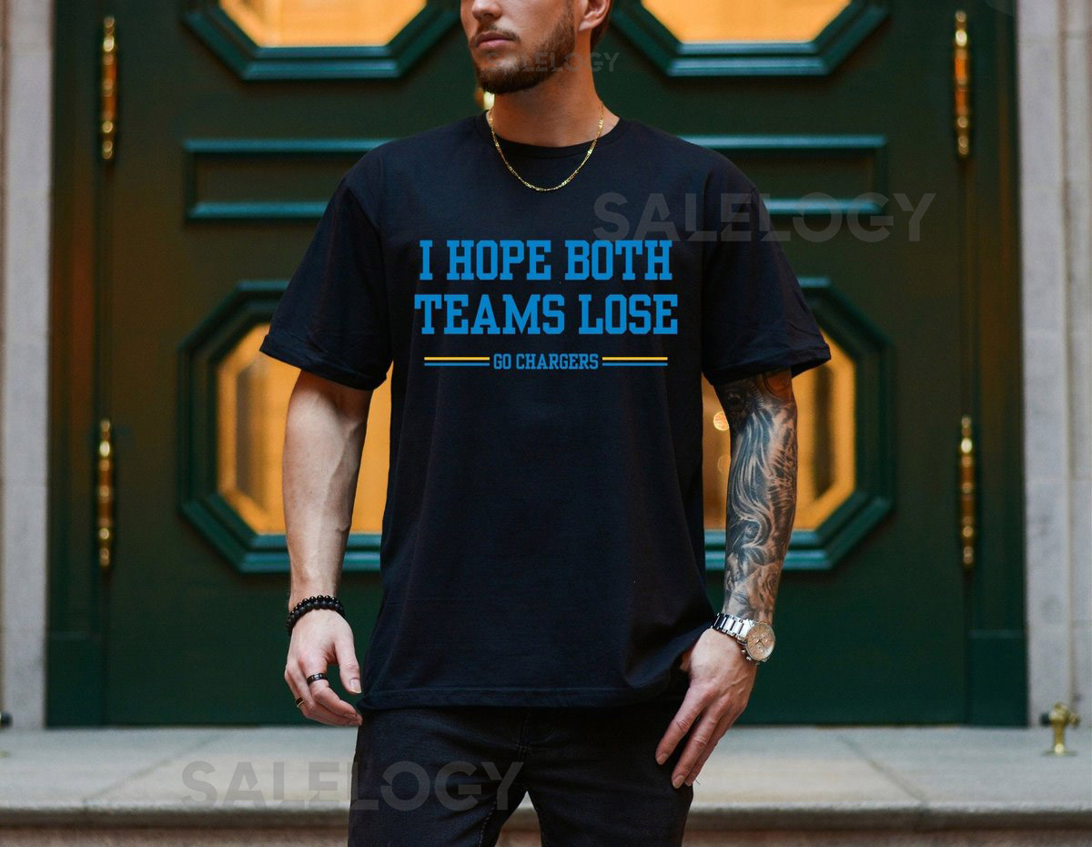 I Hope Both Teams Lose - Chargers Unisex Softstyle T-Shirt_215