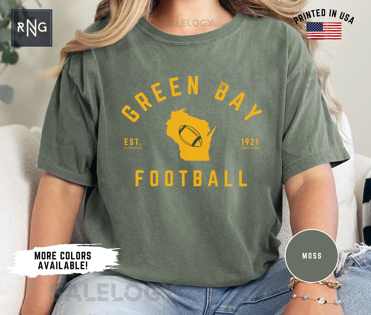 Green Bay Football Shirt Packer Football Gameday Shirt Green Bay Football Apparel Packer Fan Shirt Retro Green Bay Football Gift Idea_405