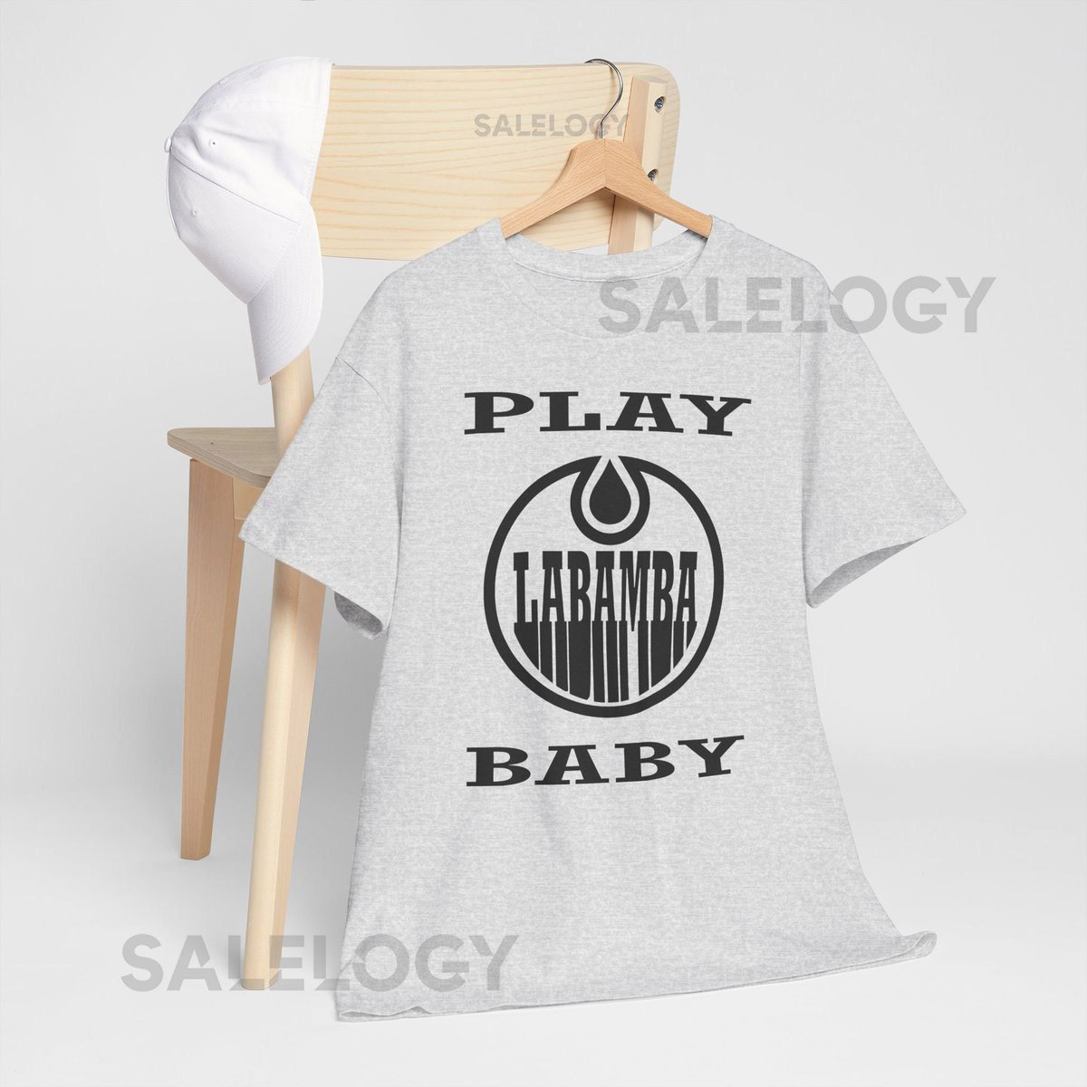 Playful La Bamba Baby Unisex Heavy Cotton Tee Vintage Oilers Hockey Fan Gift Edmonton Shirt_353