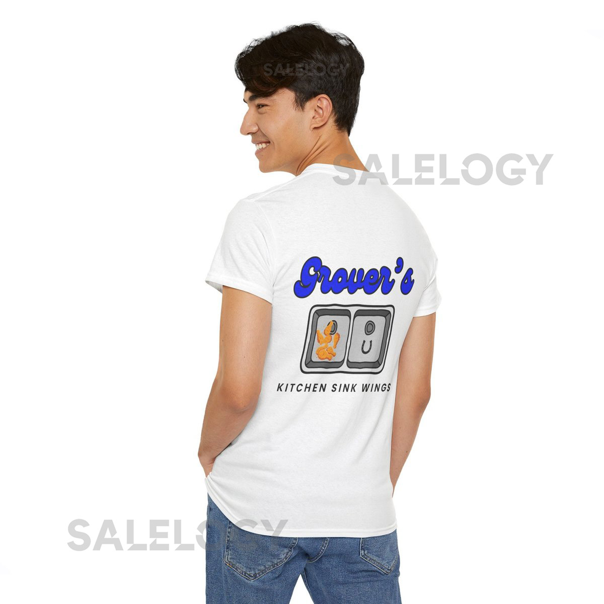 Colts quotGrover's Kitchen Sink Wingsquot Gildan T-Shirt India_50