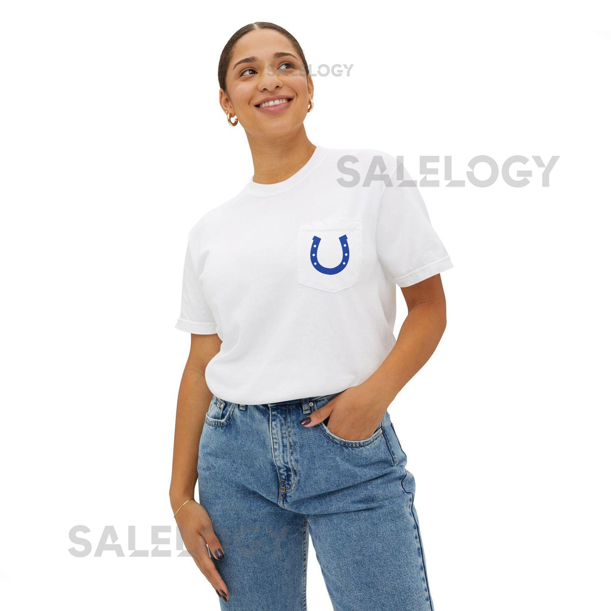 Colts quotGrover's Kitchen Sink Wingsquot Comfort Colors Pocket T-Shirt India_49