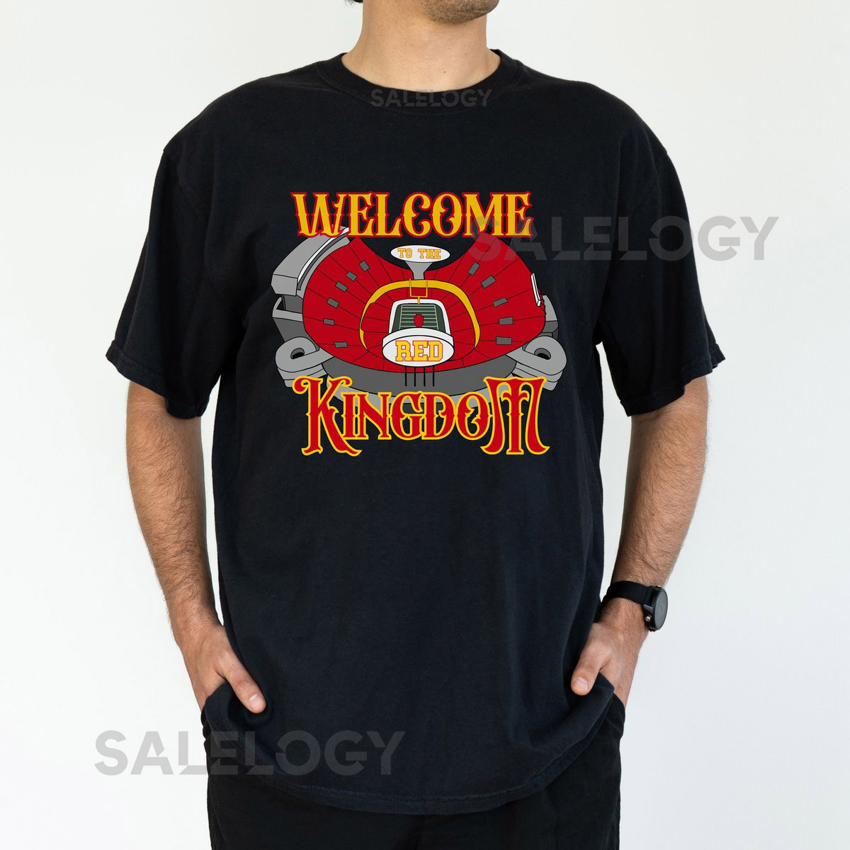 Kansas City Football Shirt Red Kingdom Shirt Chiefs Shirt Kansas City Shirt Youth Kansas City Shirt Kansas City Chief KC Game Day Tee_362