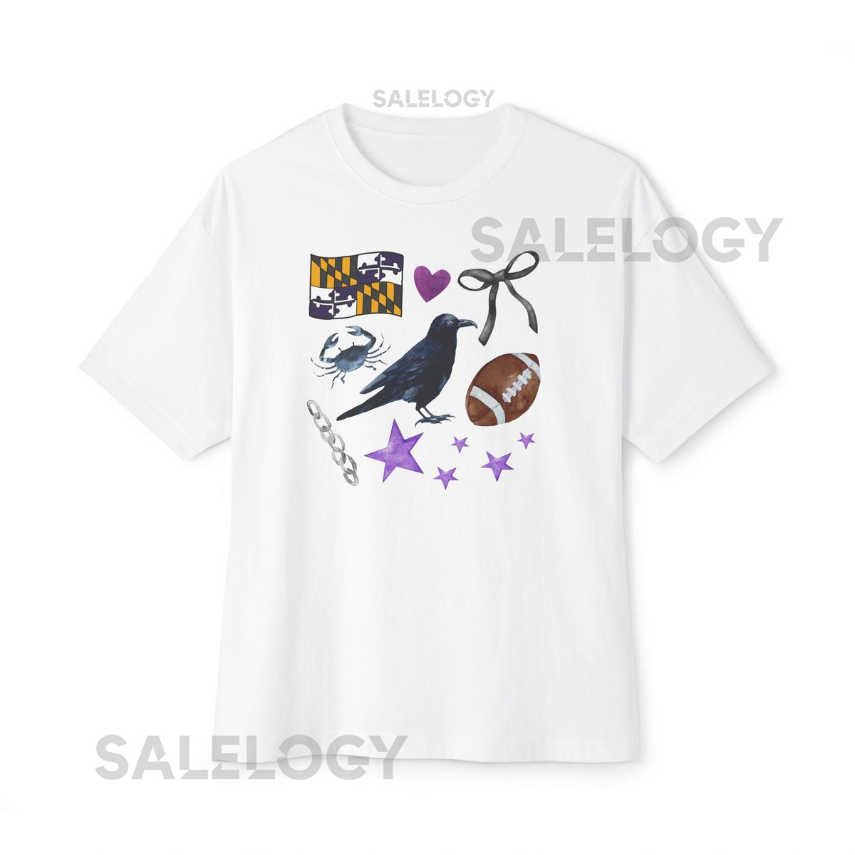 Ravens Football Shirt Baltimore Tshirt Baltimore Ravens Apparel Cute Womens Ravens Football Shirt Ravens Football Baltimore City Shirt_832
