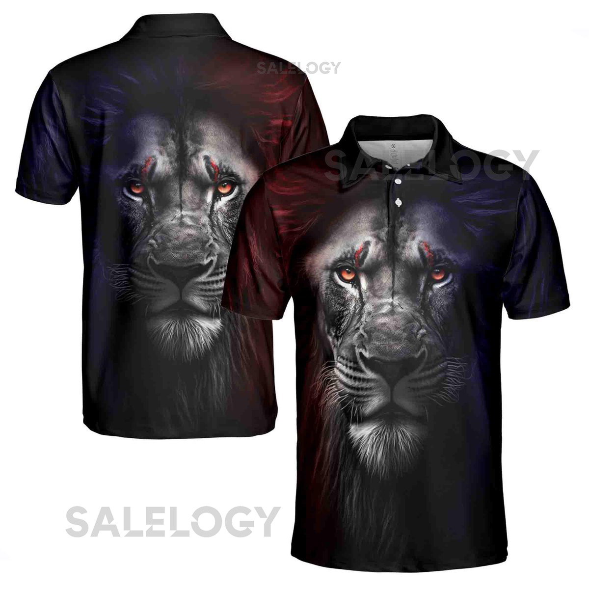King Of August King Lion Men's Polo Shirt S-5XL_513