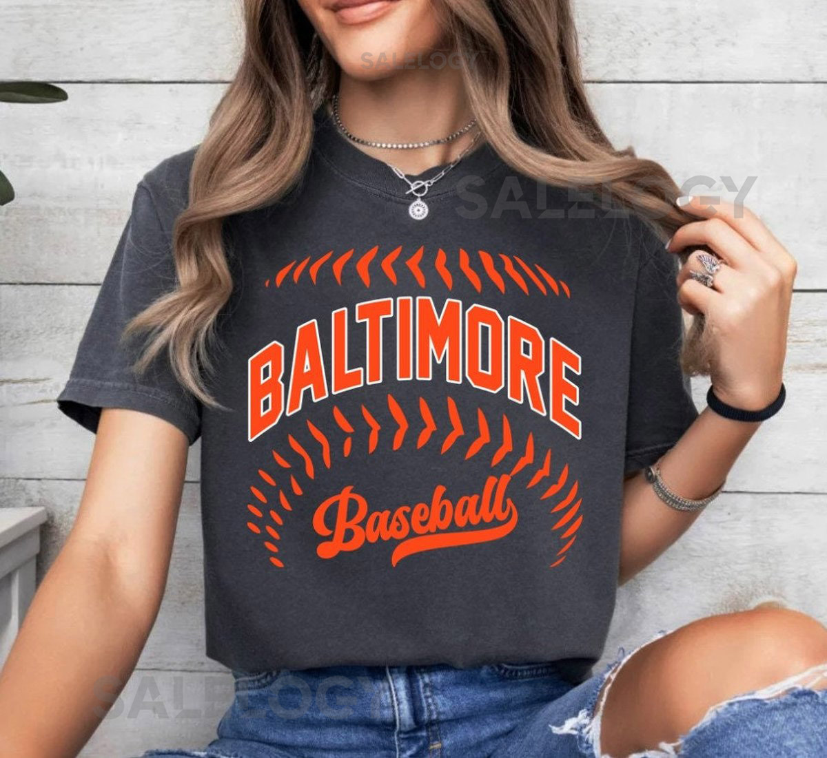 Vintage Baltimore Baseball Minimalist Style Comfort Color Pepper Tshirt Baltimore Baseball Gameday Retro 90s Shirt Baltimore Sports Tee_631