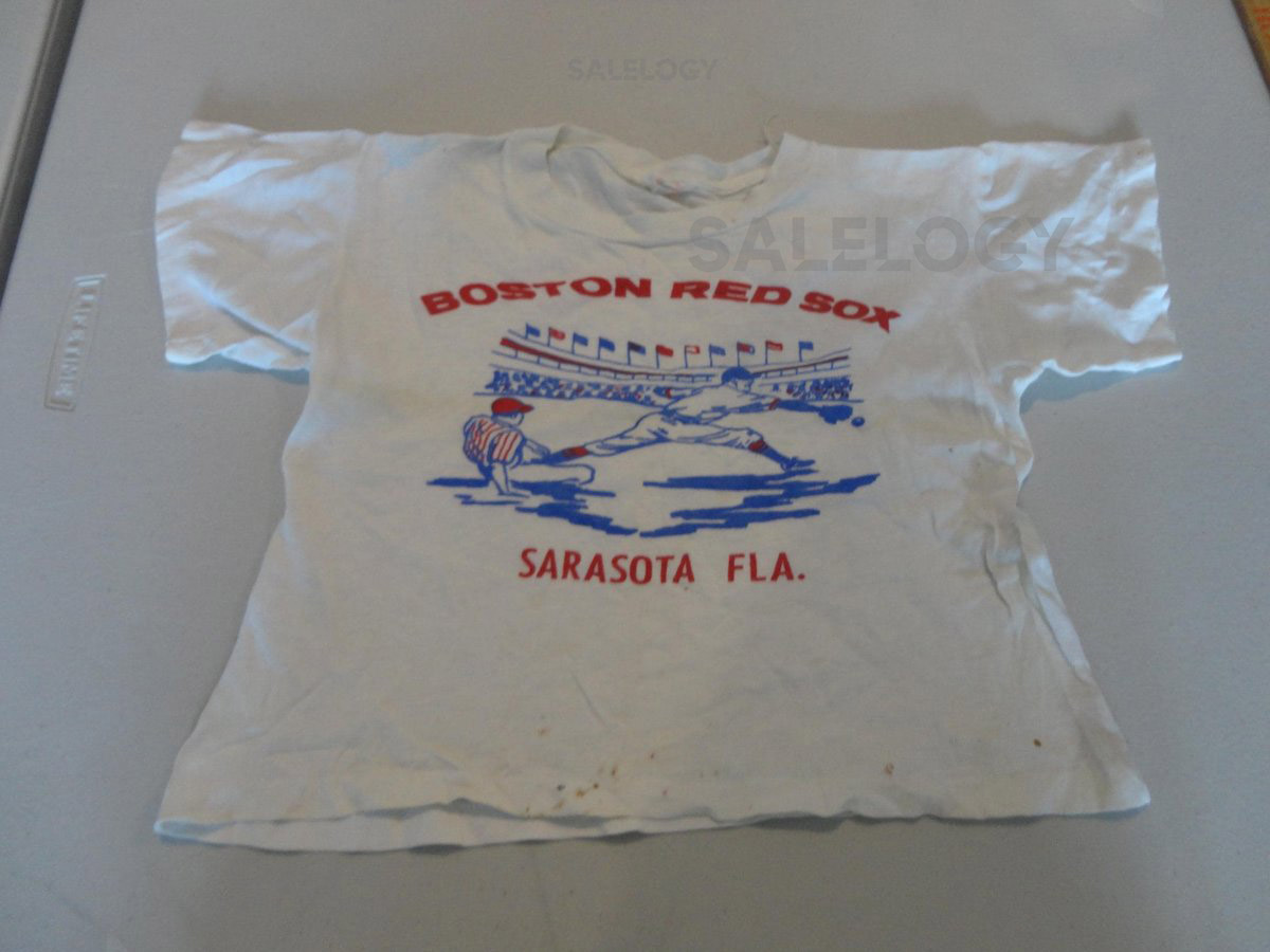 Vintage 60's Boston Red Sox Baseball 1960's Single Stitch T shirt Toddler size 4_607