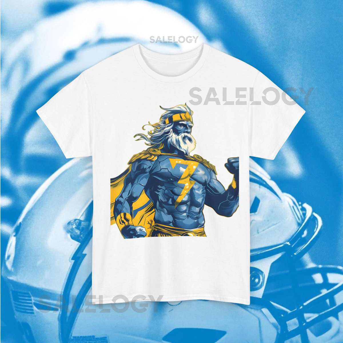 Chargers Mascot Football Greek God T Shirt Los Angeles Fan Jersey Game Day Apparel Greek Mythology Gift Chargers Tee for His and Her_55