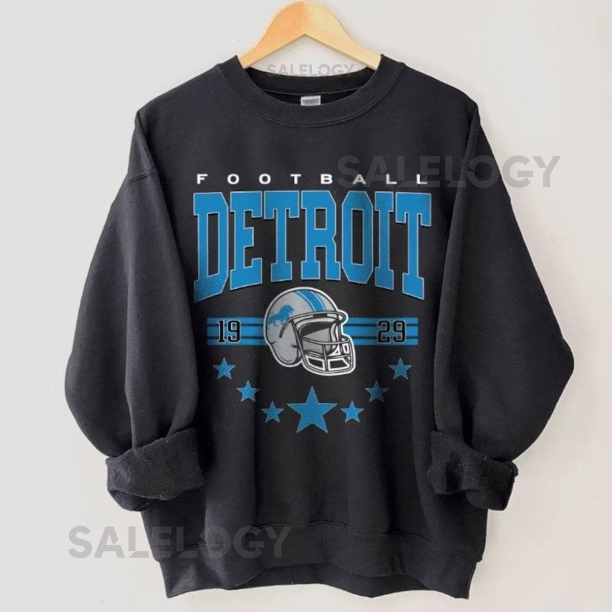 Detroit Football Shirt Detroit Football Sweatshirt Vintage Style Detroit Football shirt Sunday Football_129