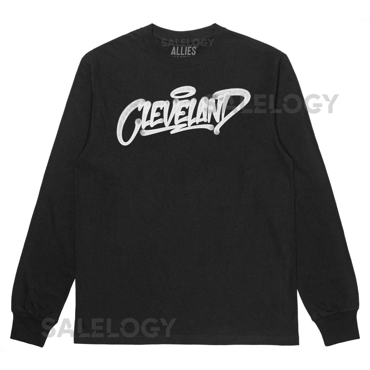 Cleveland Handstyle Long Sleeve T-Shirt Unique Cleveland Street Art Design Unisex CLE Pride Shirt Cleveland Graffiti Tee Gift_318