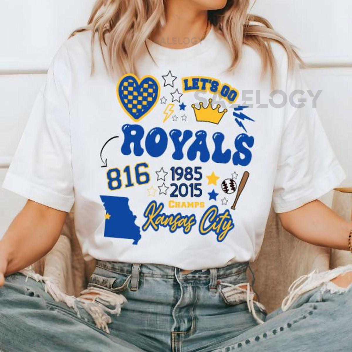 KC Royals Baseball T-Shirt Baseball Kansas City Unisex T-Shirt_513