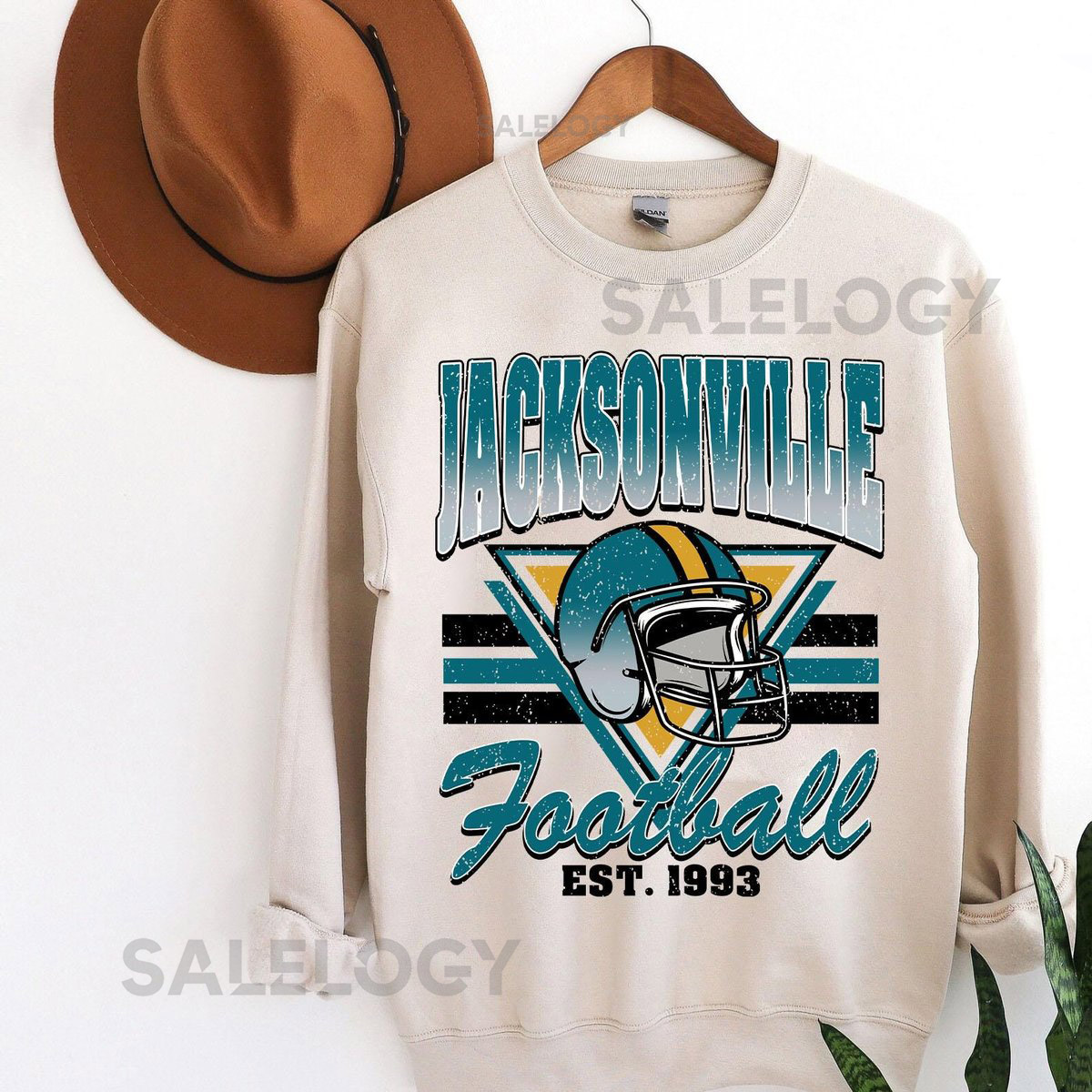 Retro Jacksonville Football shirt Jacksonville Football Sweatshirt Vintage Retro Style Jacksonville Football Tee Jacksonville Ga_811