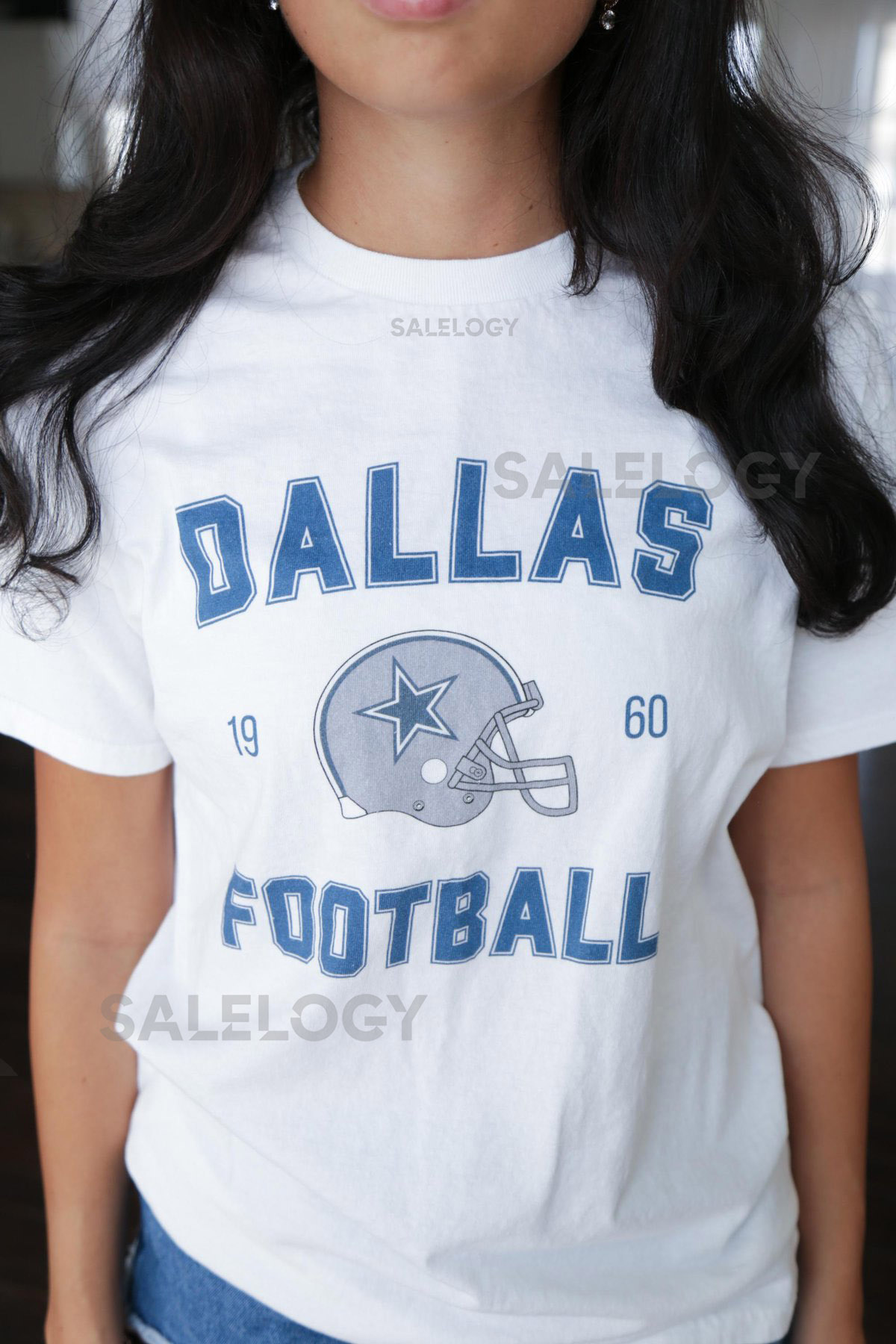 Cowboys Unisex Cotton T-Shirt Dallas Football Fan Shirt Cowboys Football Shirt Game Day Apparel Dallas Lover Dallas Game Day Shirt_99