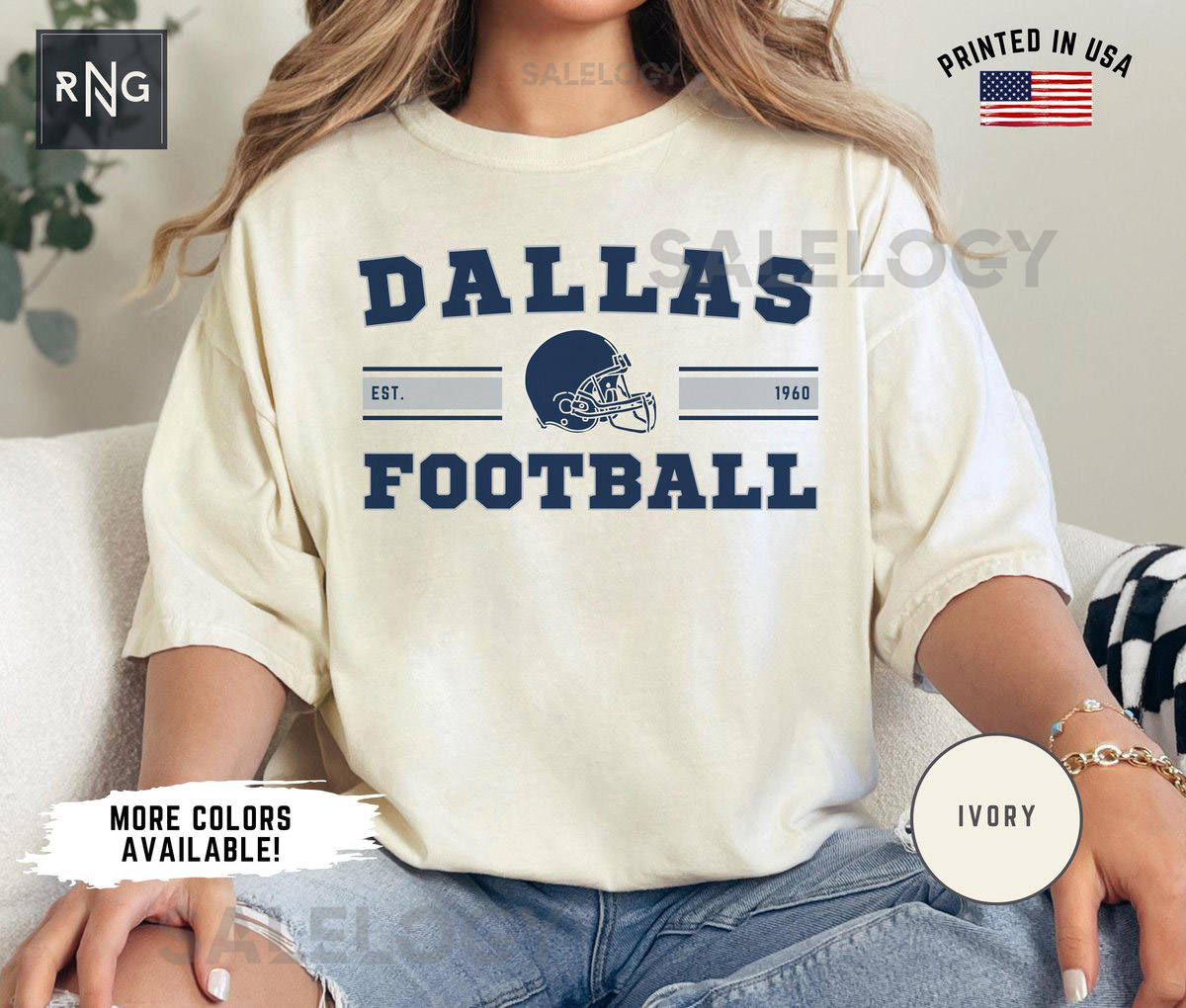 Dallas Football Shirt Cowboy Football Shirt Dallas Football Apparel Cowboy Sports Apparel Retro Dallas Football Gift Cowboy Fan Gift_230
