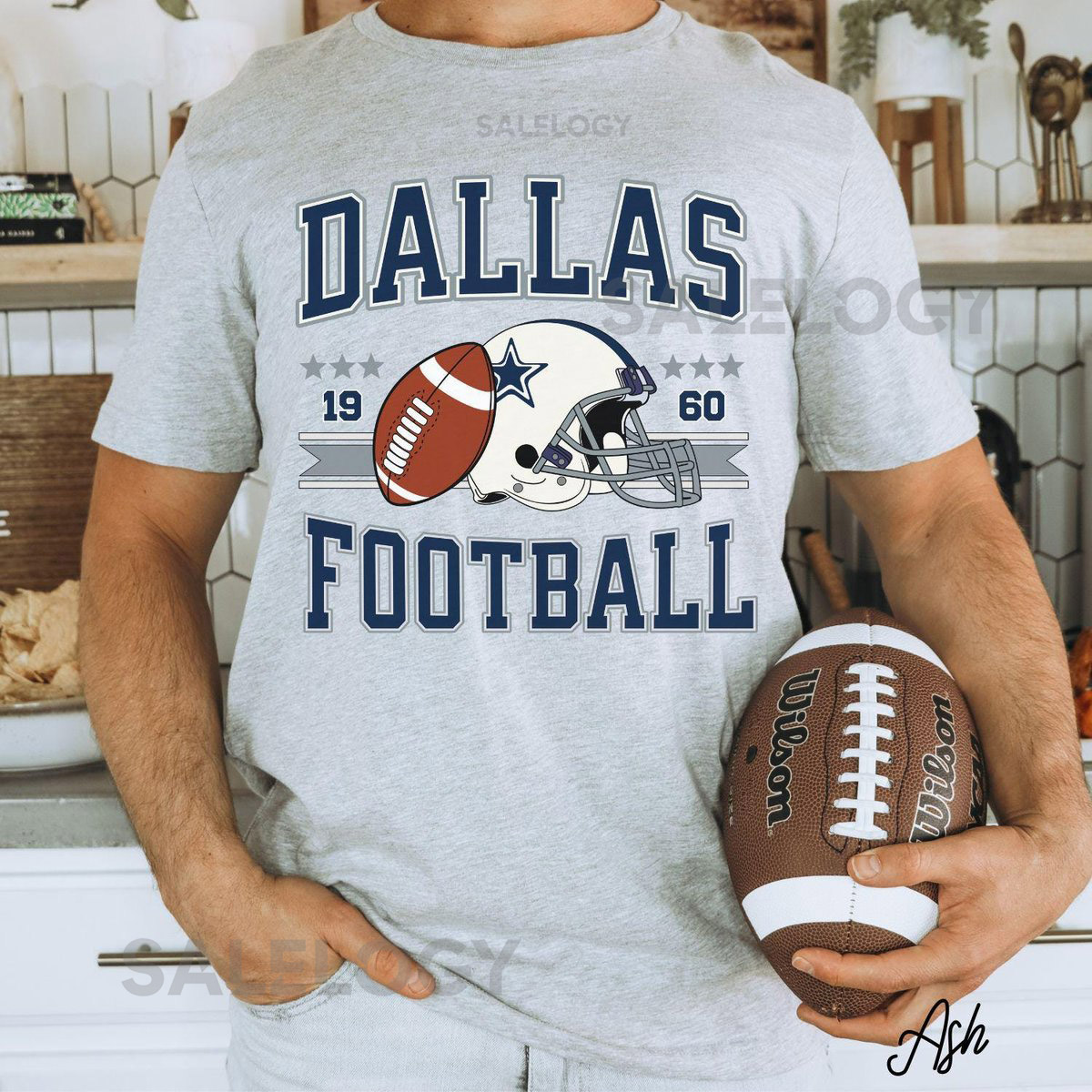 Vintage Dallas Football Shirt Retro Cowboy Game Day T-Shirt Cowboy Football Apparel Super Bowl Shirt Dallas Football Lover Gift_568