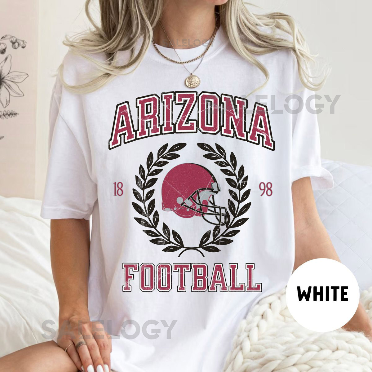 Comfort Colors Arizona Football Shirt Vintage Arizona Football Shirt Retro Cardinal Football Shirt Cardinal Football Gift Cardinal Shirt_576