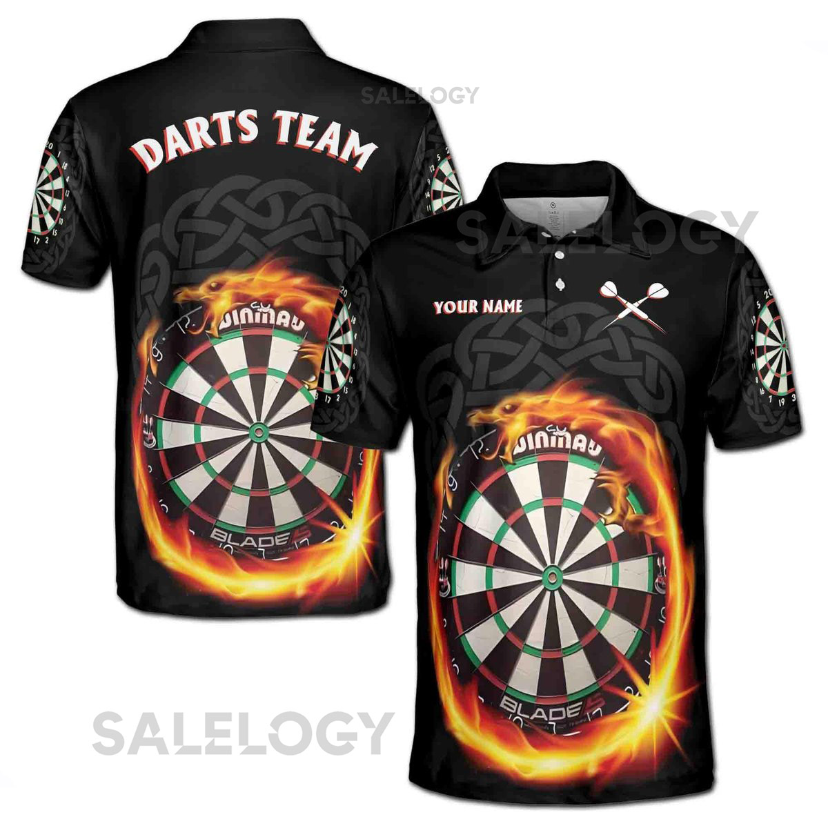 Custom Name My Passion Is Darts Darts Men39s Polo Shirt_134