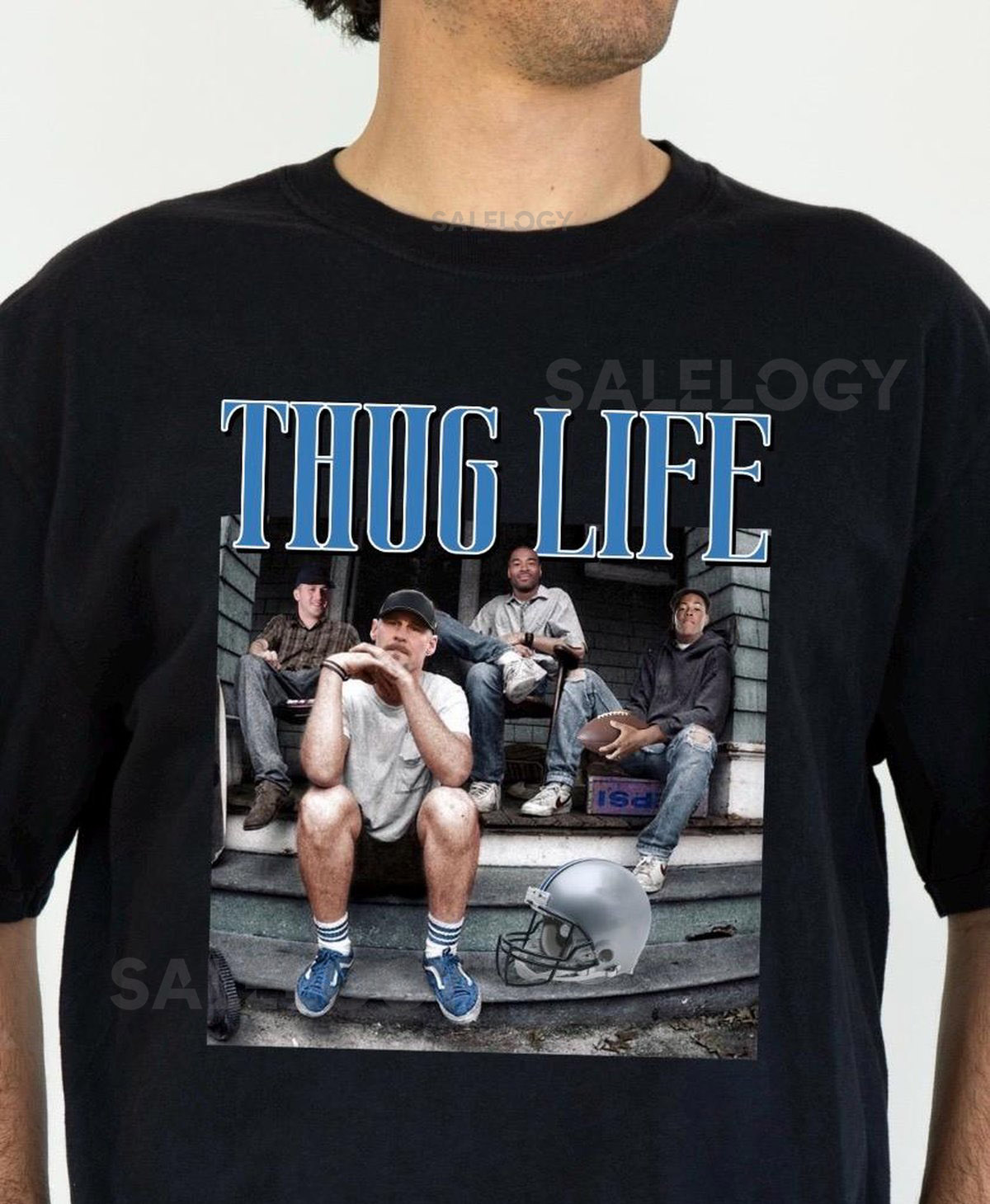 Detroit Thug Life Dan Campbell Shirt Lions Football Hoodie_333