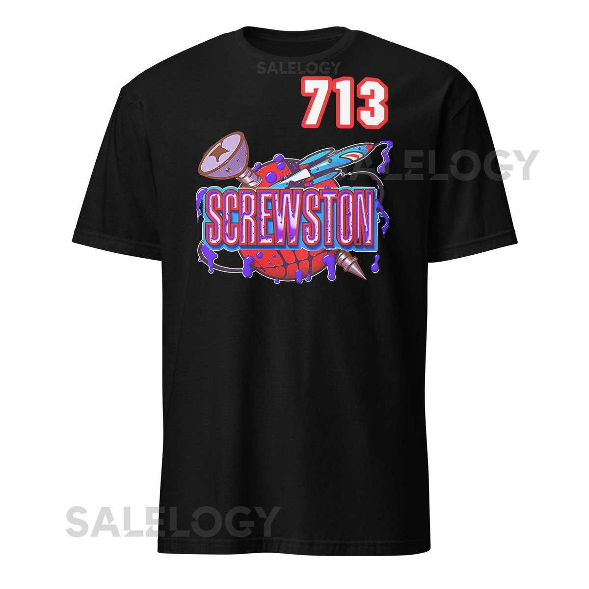 Exclusive Screwston 713 T-Shirt - Limited Edition Houston Streetwe_133