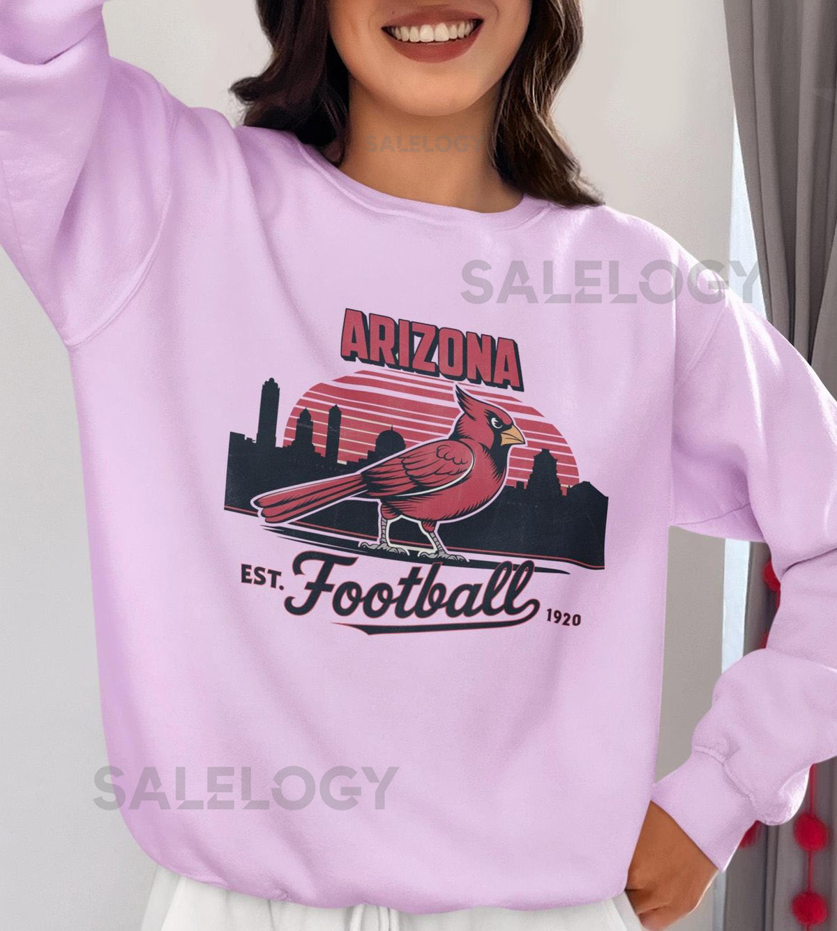 Arizona Football Team Sweatshirt Football Season Crewneck Arizona Cardinals Vintage crewneck Unisex team Sweatshirt game day attire_84