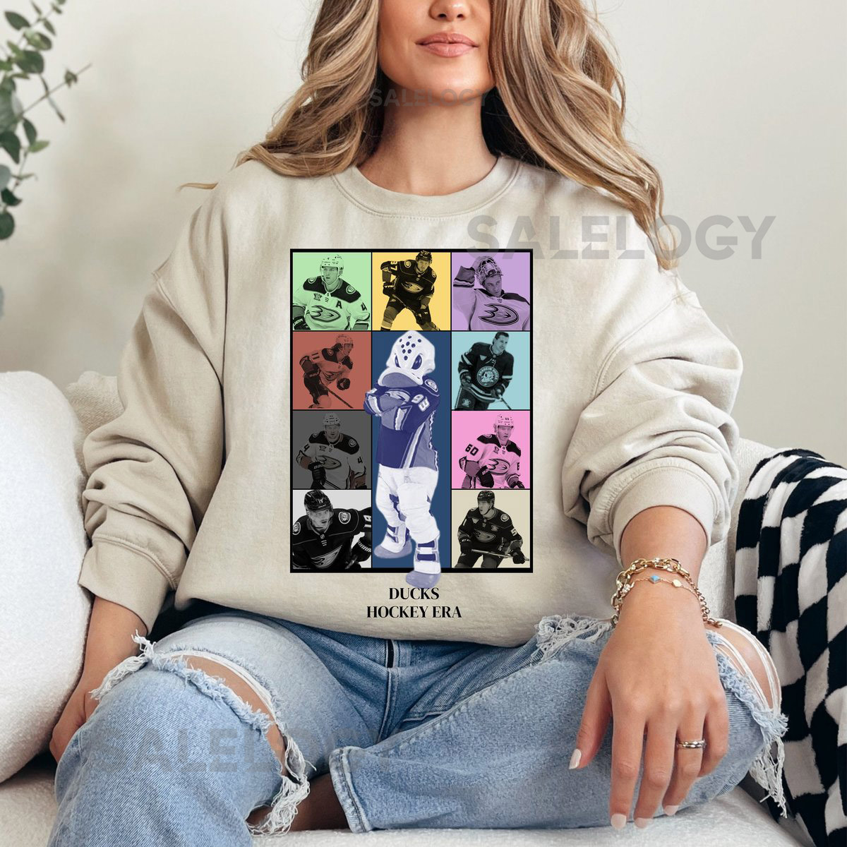 Anaheim Ducks Sweatshirt NHL Hockey Sweater Anaheim Mighty Ducks SVG Ducks Womens Gift Anaheim Ducks Hockey Pullove_129