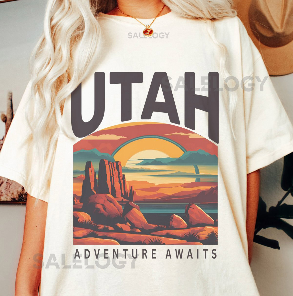 Retro Utah Tshirt Hiking Gift Tee_442